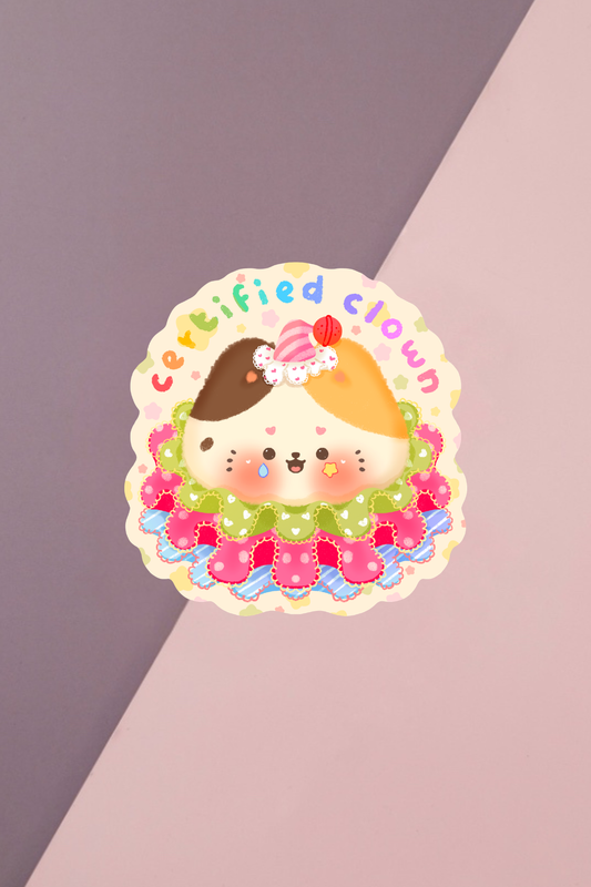 Certified Clown Sticker