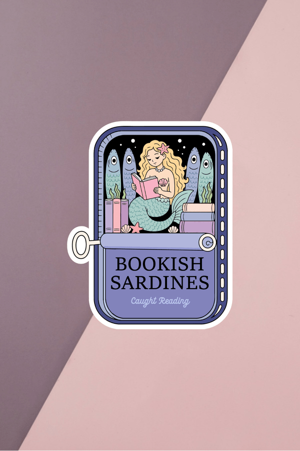Bookish Sardines Sticker