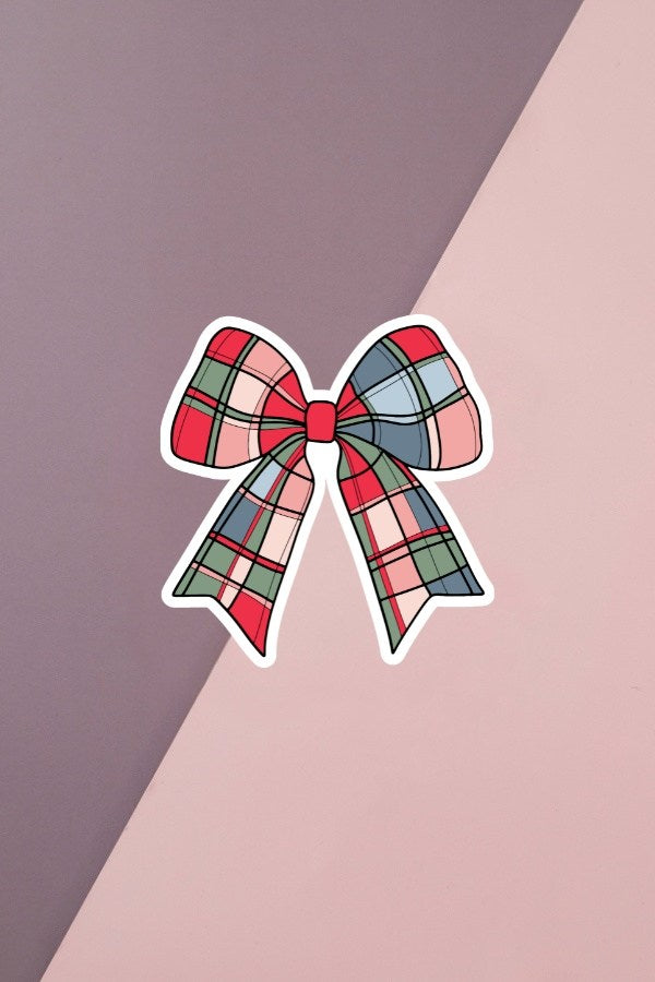 Christmas Bow Sticker