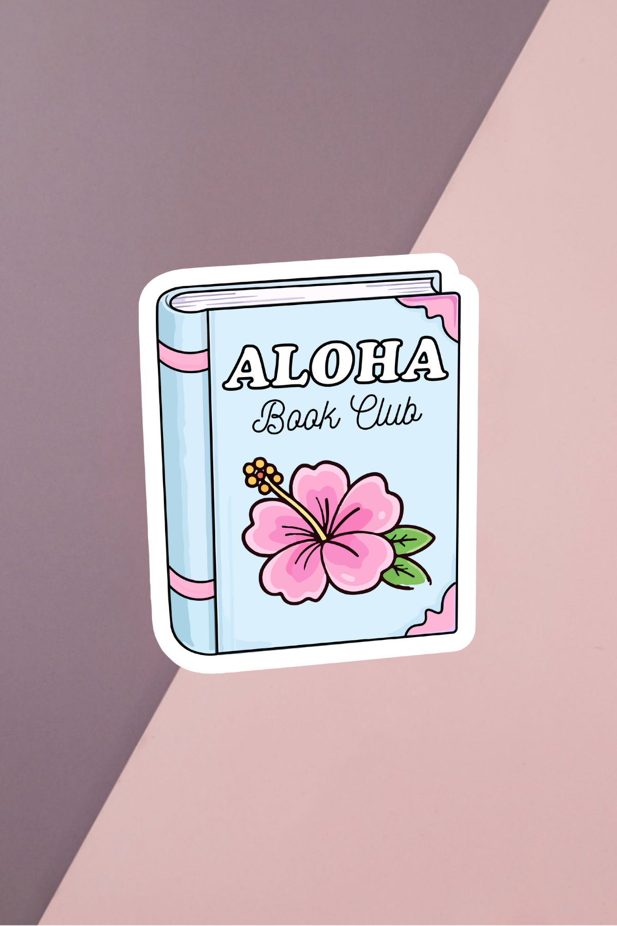 Aloha Book Club Sticker
