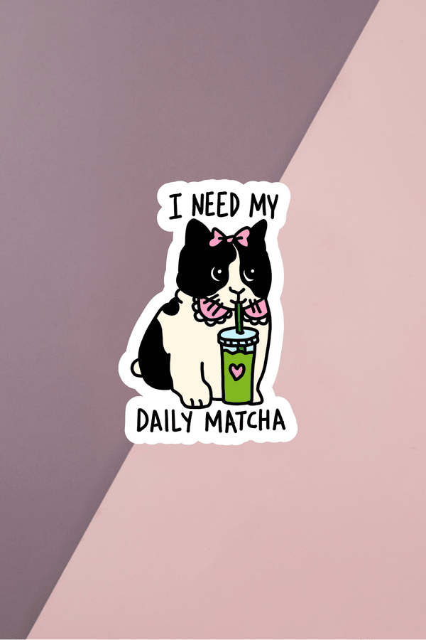 Daily Matcha Sticker