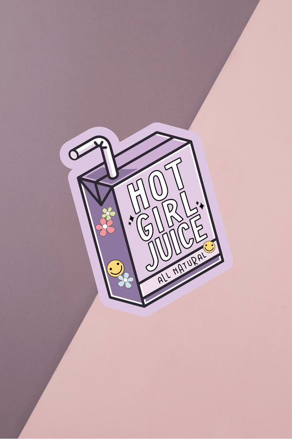 Hot Girl Juice Sticker