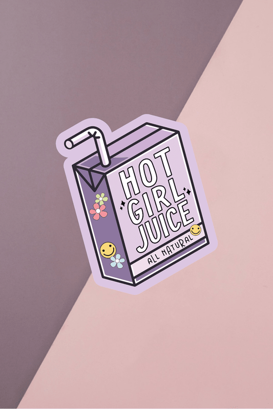 Hot Girl Juice Sticker