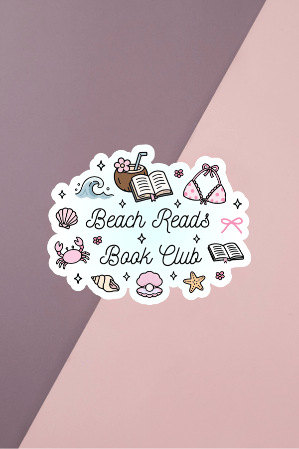 Beach Reads Book Club Sticker
