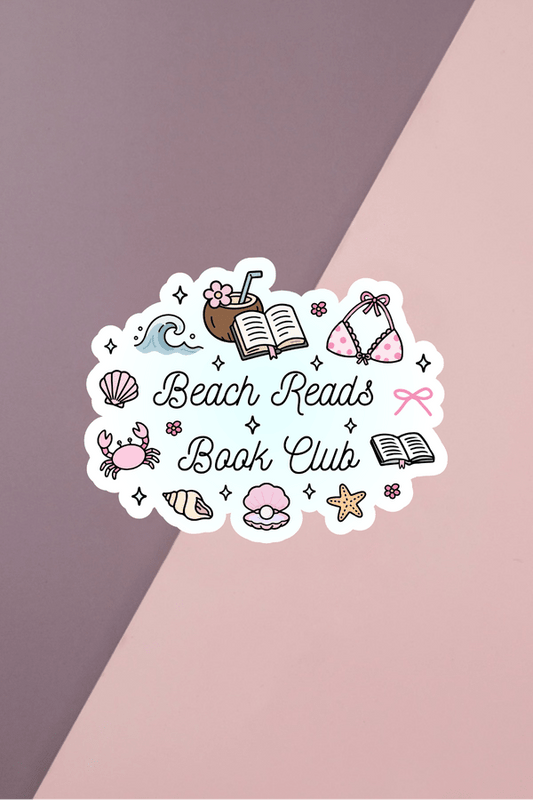 Beach Reads Book Club Sticker