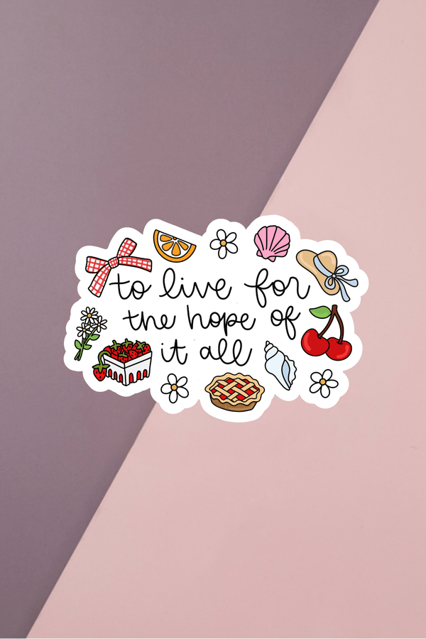For The Hope Sticker