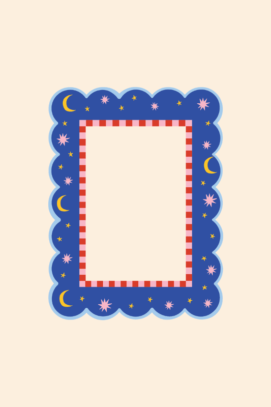 Moon Instax Mini Magnetic Polaroid Frame