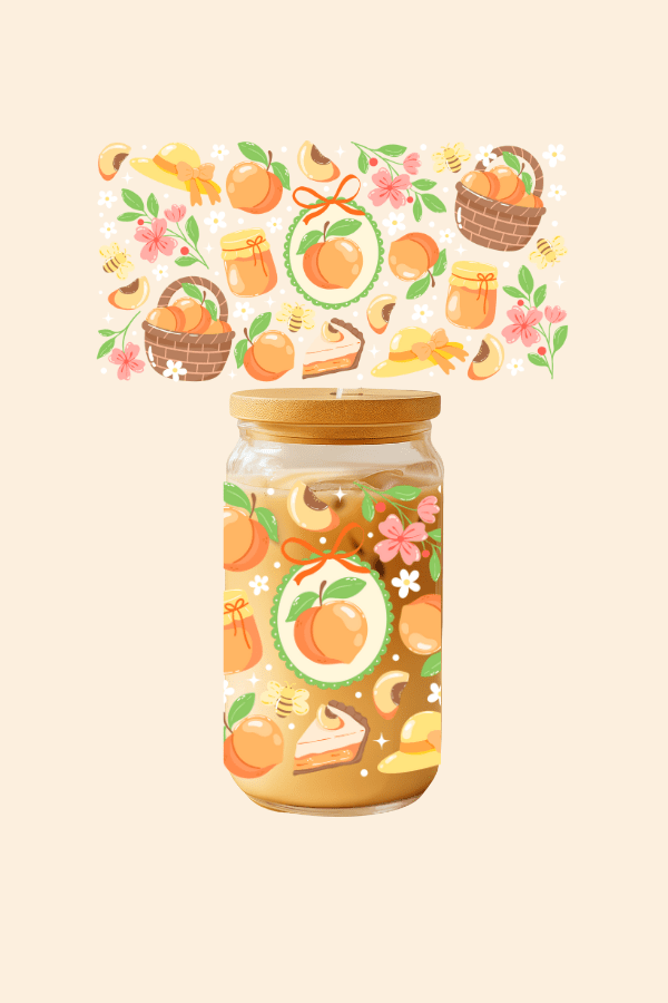 Peaches Glass Tumbler