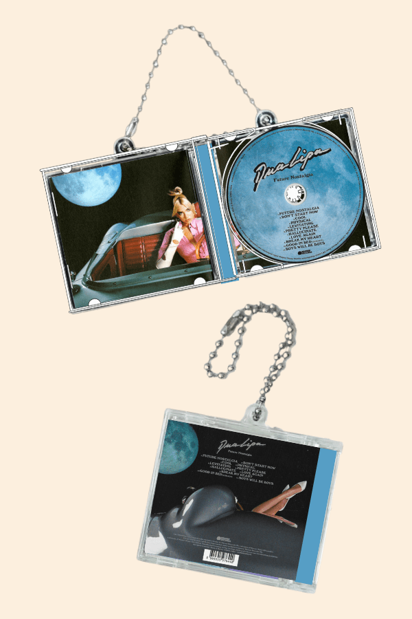 DL Future Nostalgia - CD Keychain