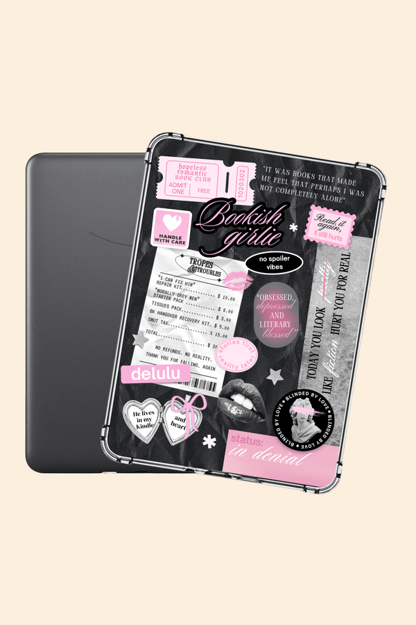 Pink Bookish Girlie Kindle/Kobo Insert