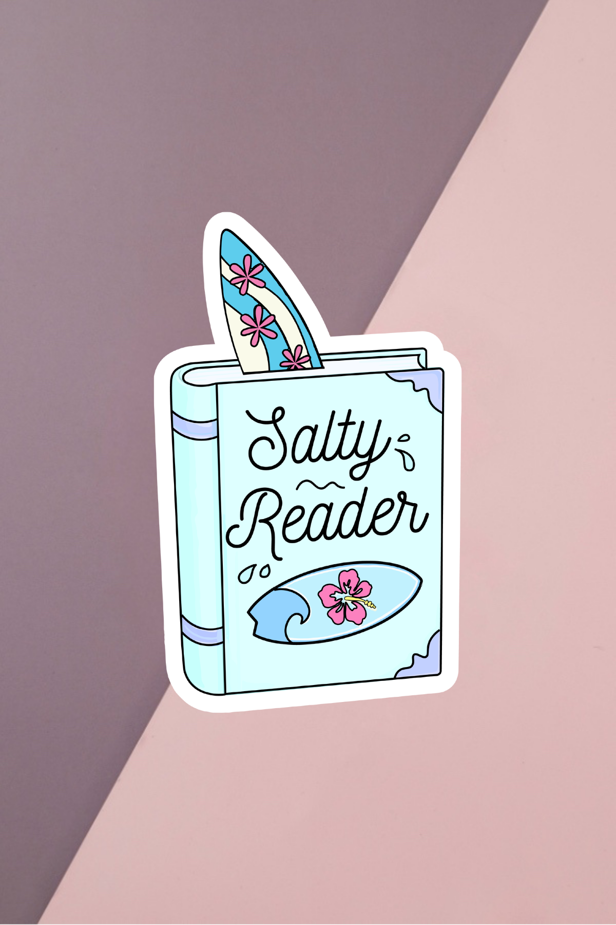 Salty Reader Sticker