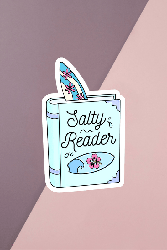 Salty Reader Sticker