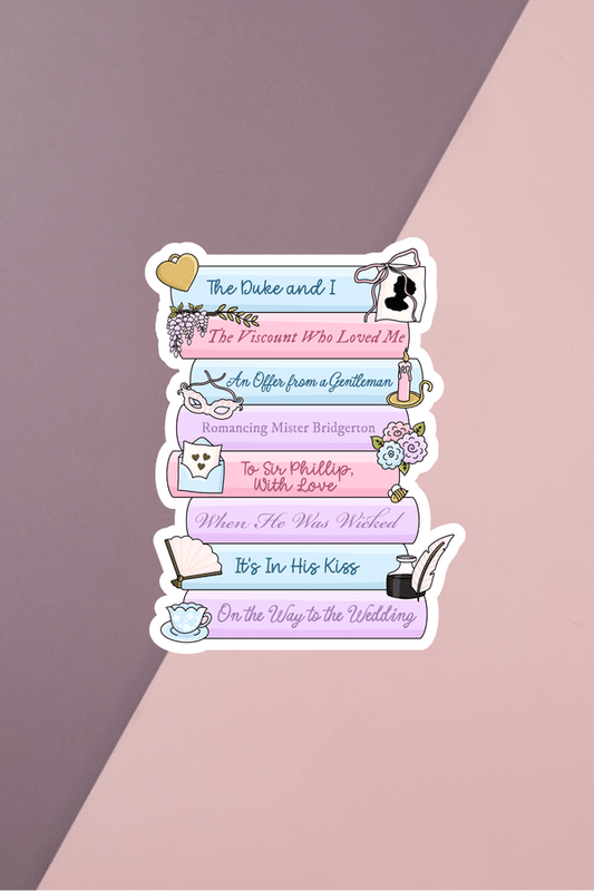 Bridgeton Book Stack Sticker