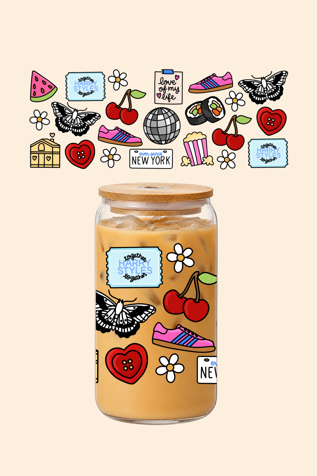 Together Glass Tumbler