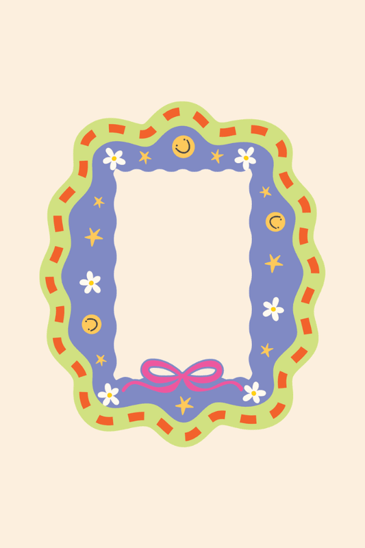 Smiley Instax Mini Magnetic Polaroid Frame