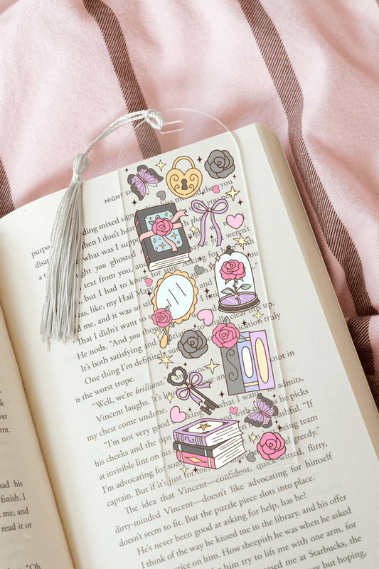 Romance Icons - Acrylic Bookmark