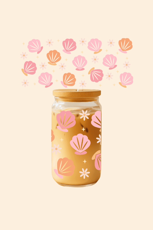 She Shells Glass Tumbler