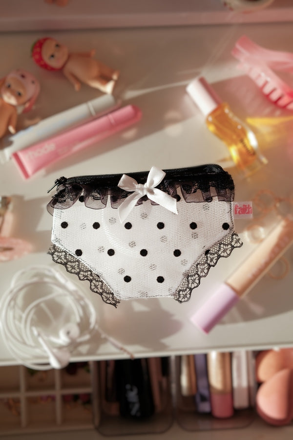 Polka Dot Panty Pouch