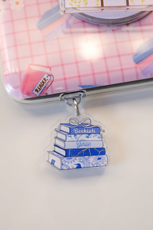 Chinoiserie Book Stack Kindle/Kobo Charm