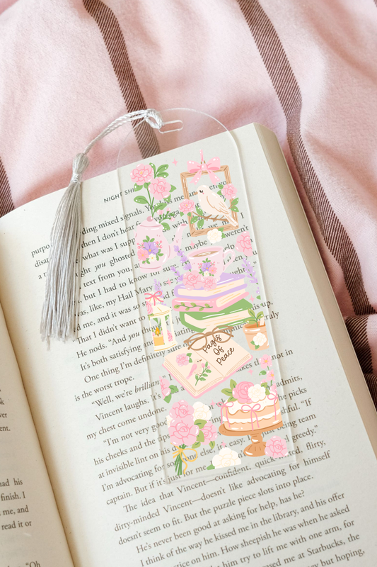 Pages Of Peace - Acrylic Bookmark