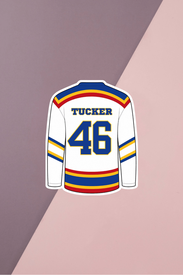 Tucker Jersey Sticker