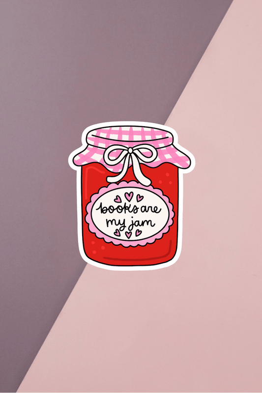 Books Are My Jam Sticker