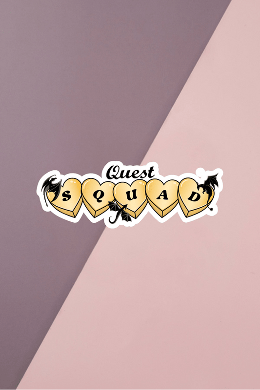 Quest Squad Hearts Sticker