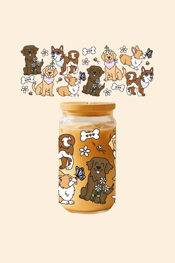 Doggos Glass Tumbler