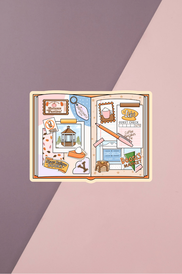 Stars Hollow Junk Journal Sticker