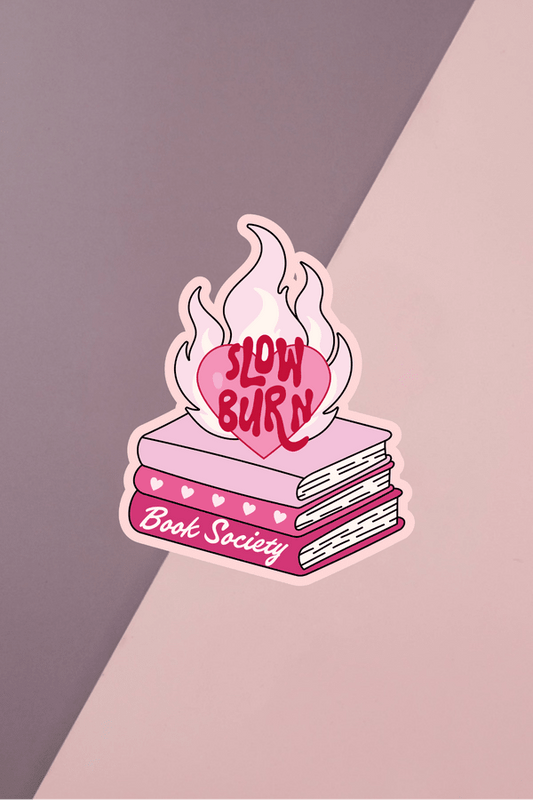 Slow Burn Book Society Sticker
