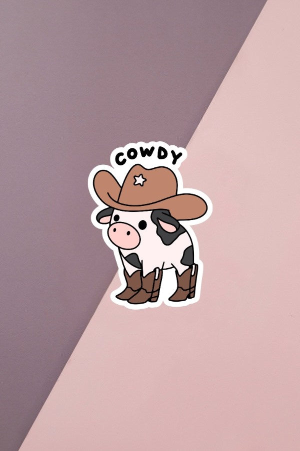 Cowdy Sticker