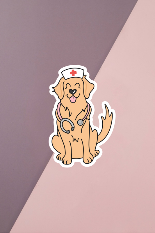 Goldie Nurse Sticker