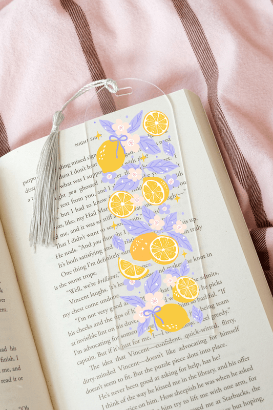 Lemon Leaves - Acrylic Bookmark