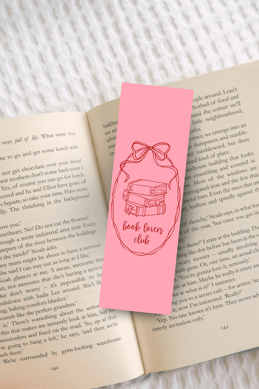Book Lovers Club Bookmark