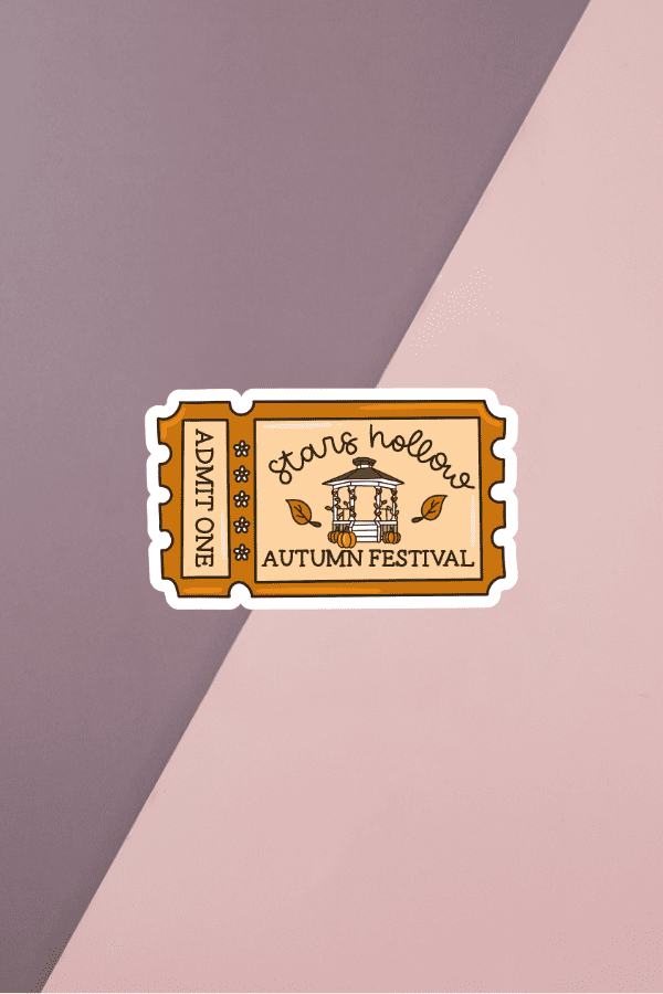 Stars Hollow Autumn Festival Sticker