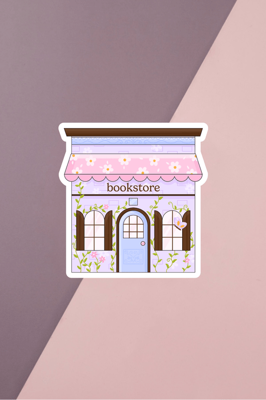 Spring Bookstore Sticker