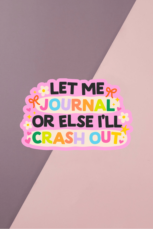 Let Me Journal Sticker