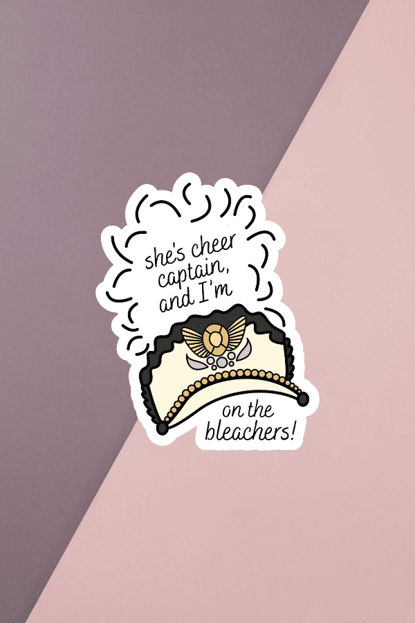 Cheer Captain Sticker