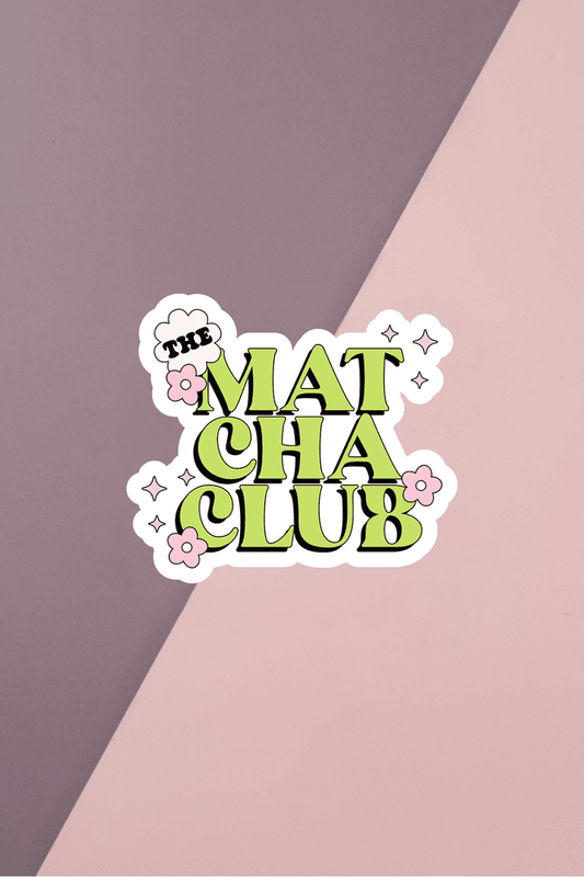 The Matcha Club Sticker