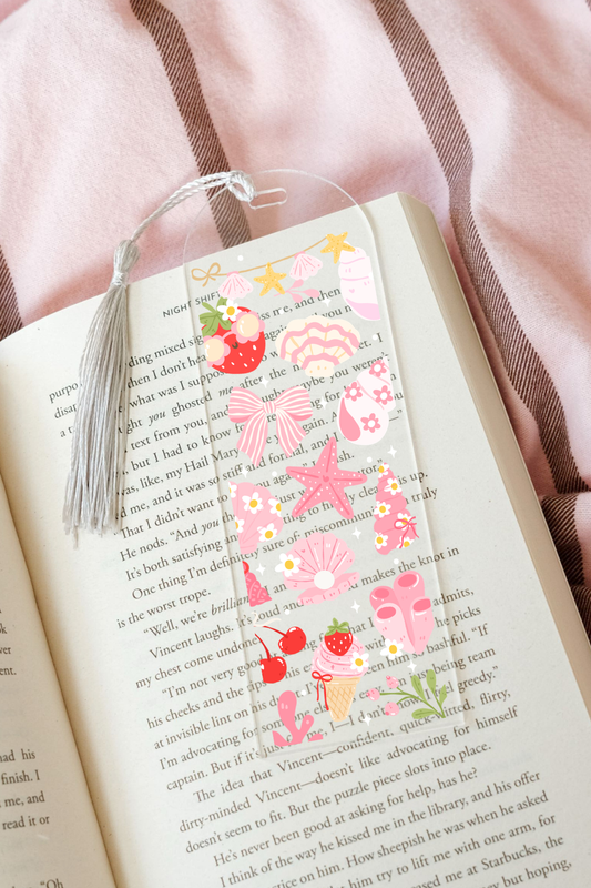Cherry Bloom - Acrylic Bookmark