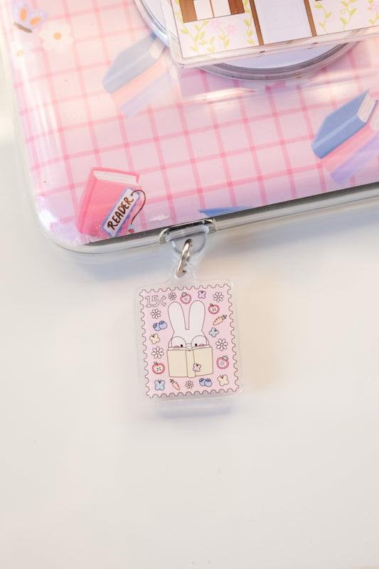 Bunny Stamp Kindle/Kobo Charm