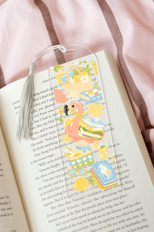 Summer Reading - Acrylic Bookmark