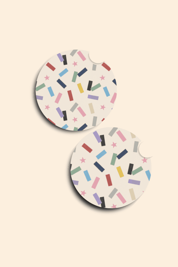 Eras Confetti Coasters - 2 Pack