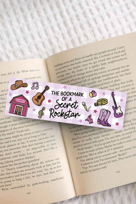 Secret Rockstar Bookmark