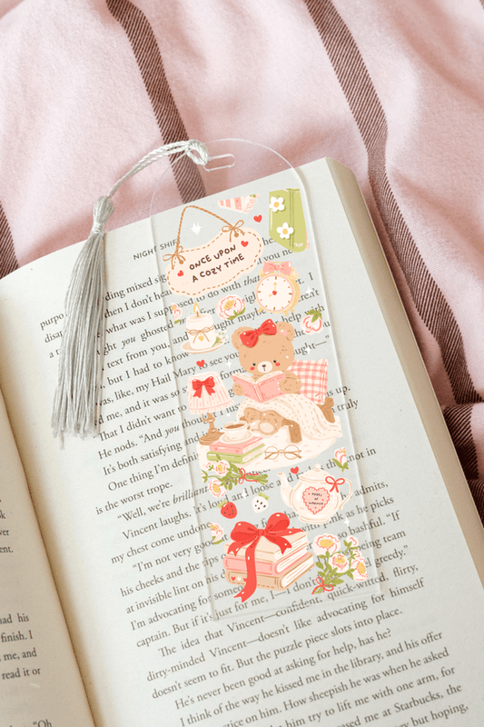 Cozy Bear - Acrylic Bookmark