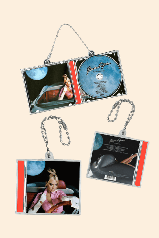 DL Future Nostalgia - CD Keychain