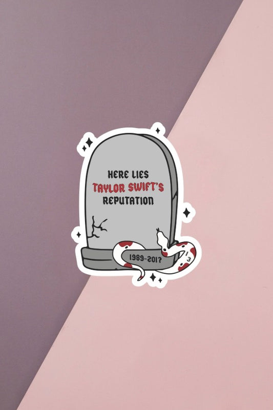 Taylor Gravestone Sticker