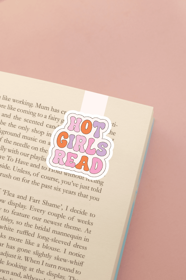 Hot Girls Read Magnetic Bookmark
