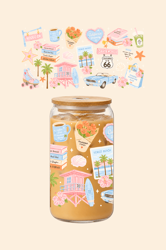 California Summer Glass Tumbler