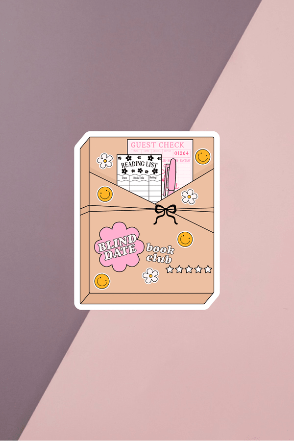 Blind Date With A Book Sticker